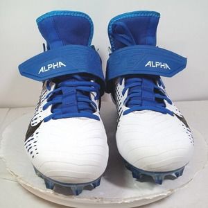 Nike Alpha Menace Pro 2 Mid Shoes Men's 12 Blue Football Cleats AQ3209-108